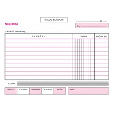 Nalog blagajni da naplati